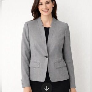 NWT Banana Republic Herringbone Classic Blazer Career Office Casual Size 8
